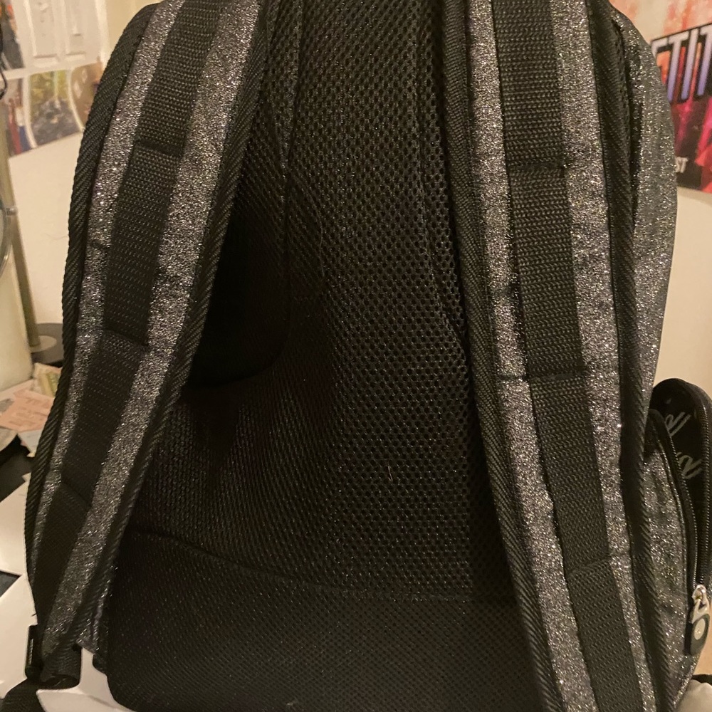 Sparkly varsity cheer backpack